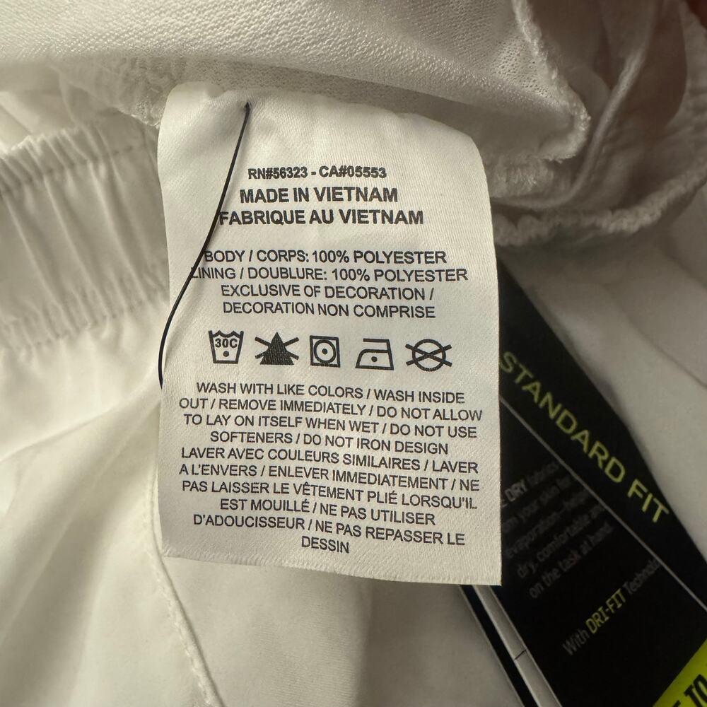NWT Nike Women's Size XL Dri-FIT Tempo Running Shorts - White - Picture 10 of 10